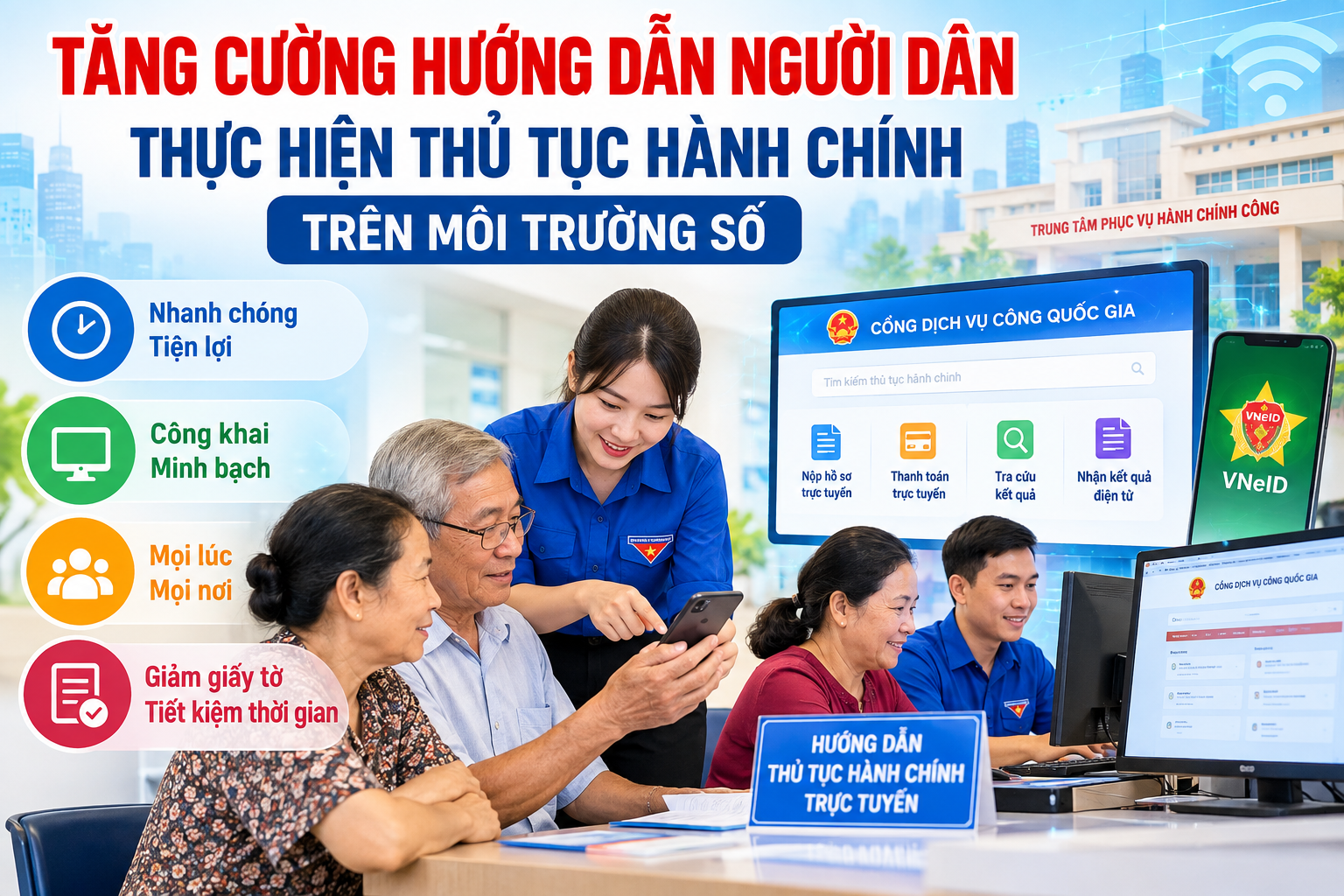 SỞ Y TẾ HƯNG YÊN TĂNG CƯỜNG HƯỚNG DẪN NGƯỜI DÂN THỰC HIỆN THỦ TỤC HÀNH CHÍNH TRÊN MÔI TRƯỜNG SỐ