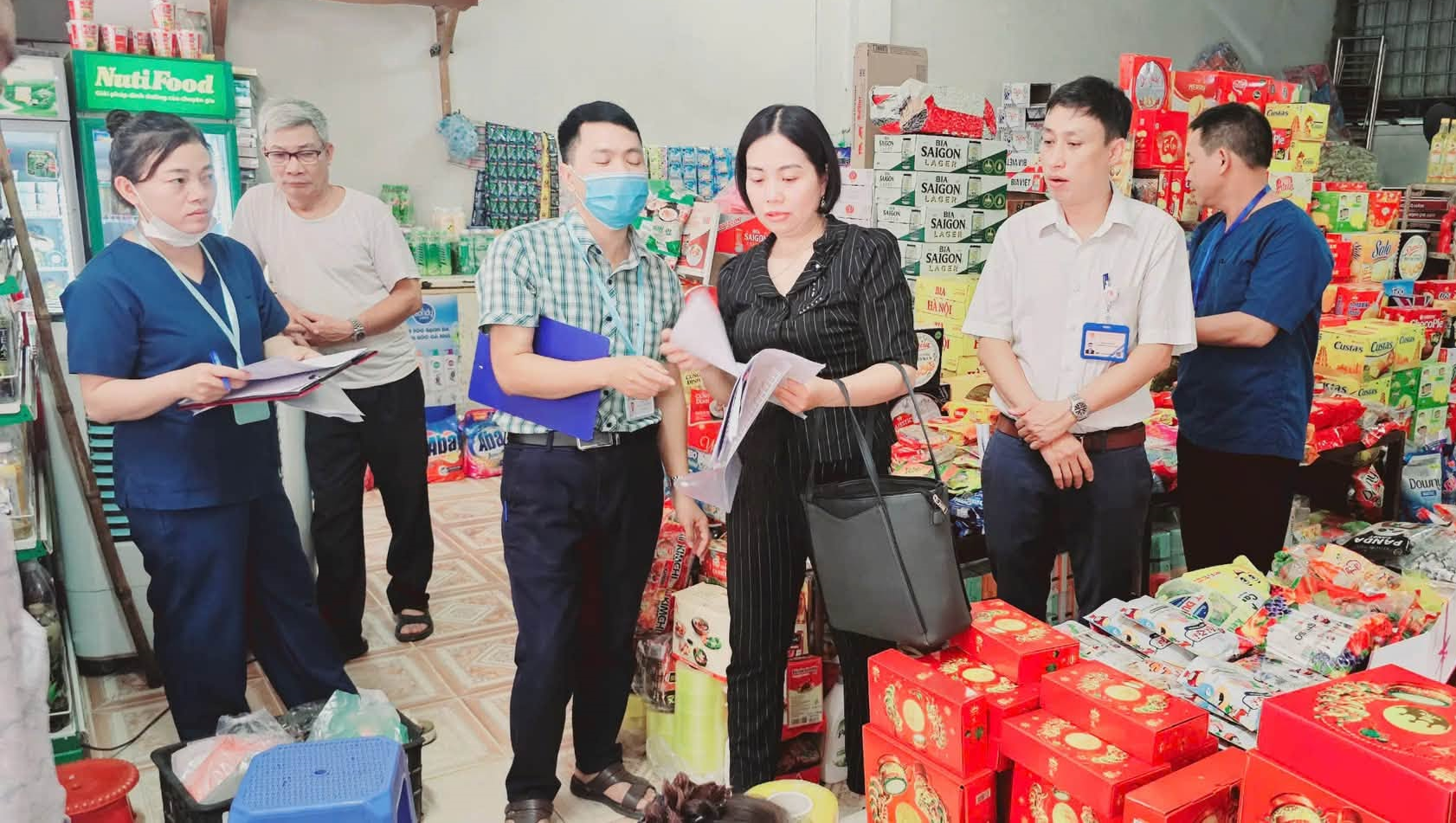 Mễ Sở tăng cường kiểm tra an toàn thực phẩm bánh Trung thu
