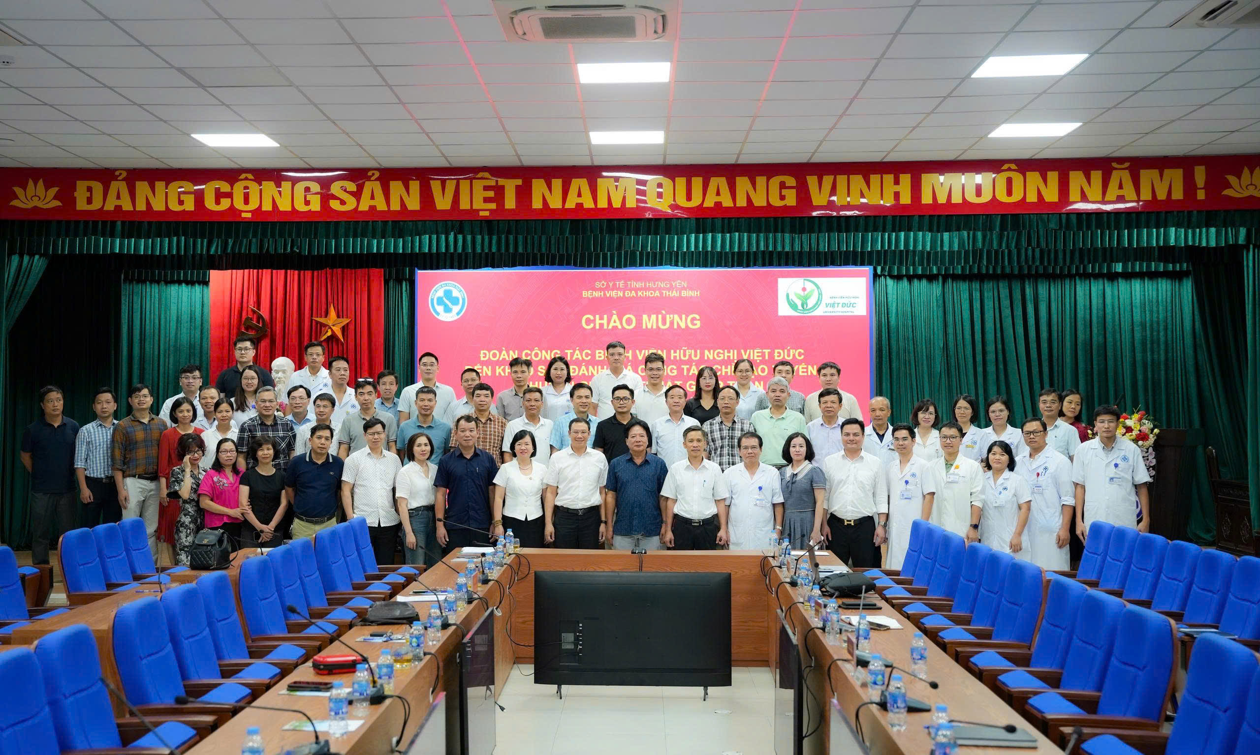 Bệnh viện Việt Đức hỗ trợ Bệnh viện Đa khoa Thái Bình nâng cao chuyên môn, hướng tới kỹ thuật ghép thận