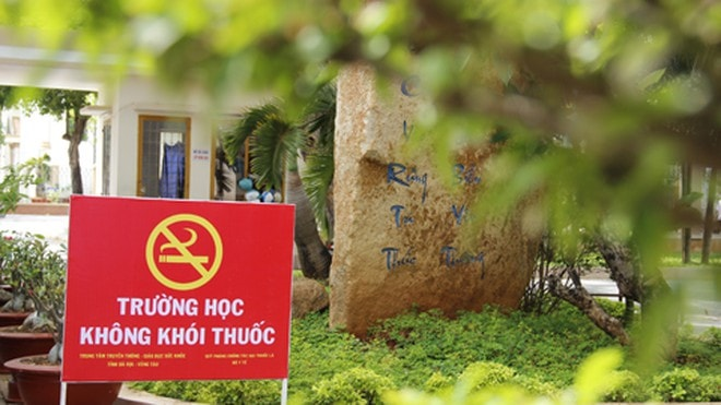 Hướng dẫn trường học không có nicotine và thuốc lá