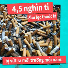 Thuốc lá gây tác hại lớn tới môi trường